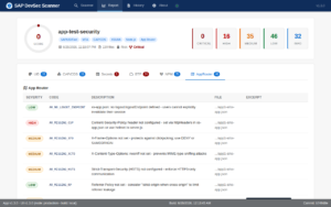 SAP DevSec Scanner - AppRouter