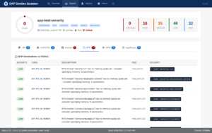 SAP DevSec Scanner - BTP