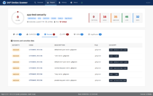 SAP DevSec Scanner - Secrets