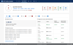 SAP DevSec Scanner - ui5